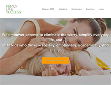 Tablet Screenshot of familylifesuccess.com